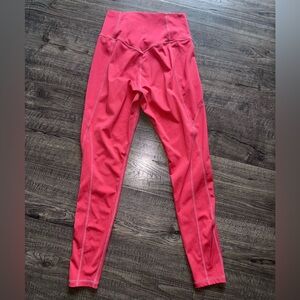 Bombshell Vibrant Pink High-Waisted Leggings